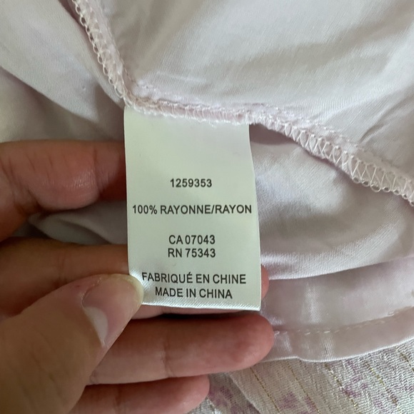 NWT House Of Harlow 1960 Ajay Ruffle Boho Purple Gold Mini Dress Size S - Picture 15 of 15